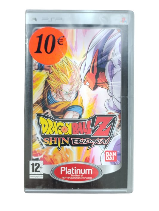 Dragon Ball Z Shin Budokai PSP Platinum sans notice avec boîte et UMD