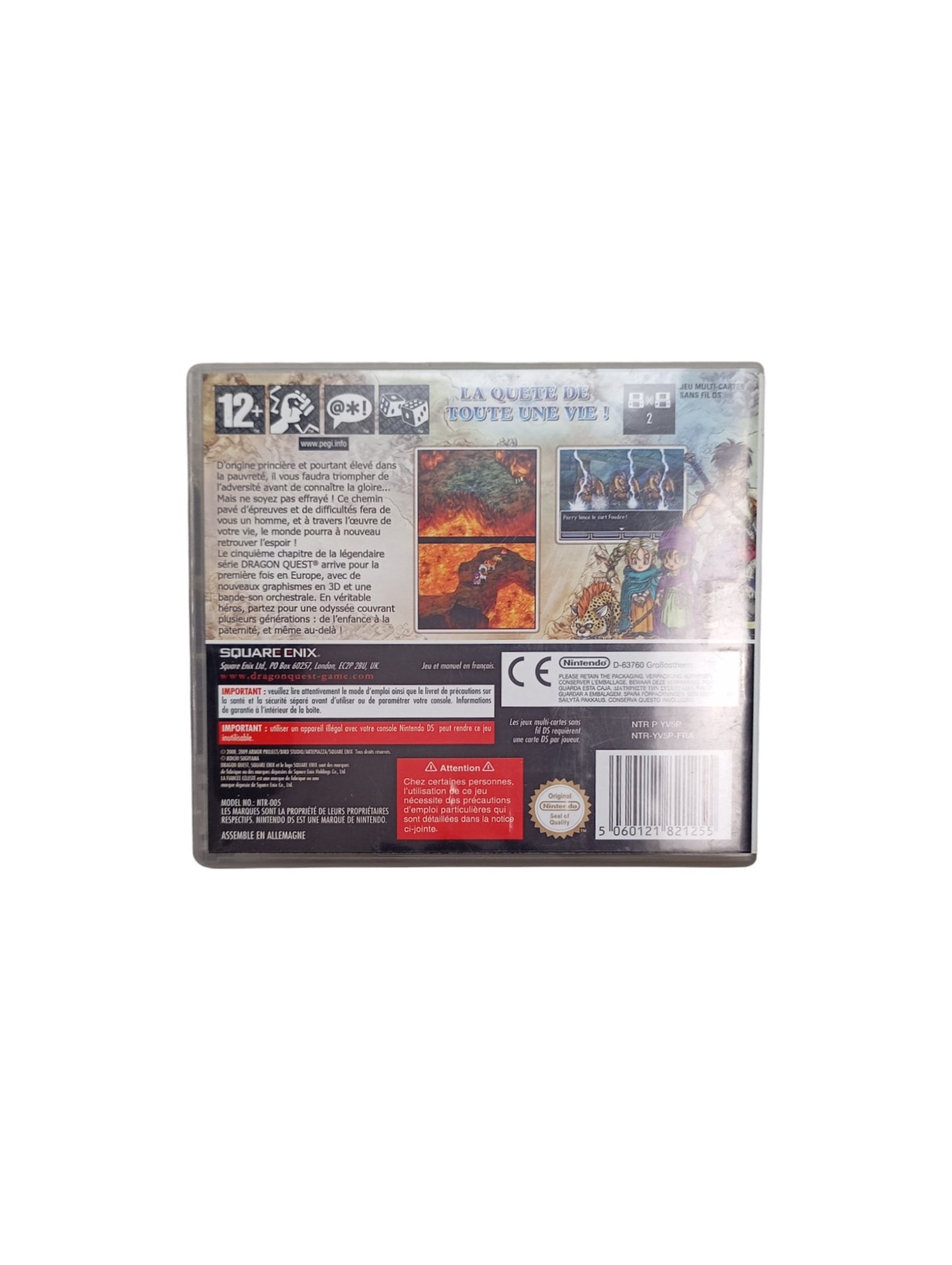 Dragon Quest V: La Fiancée Céleste – Nintendo DS (Complet)