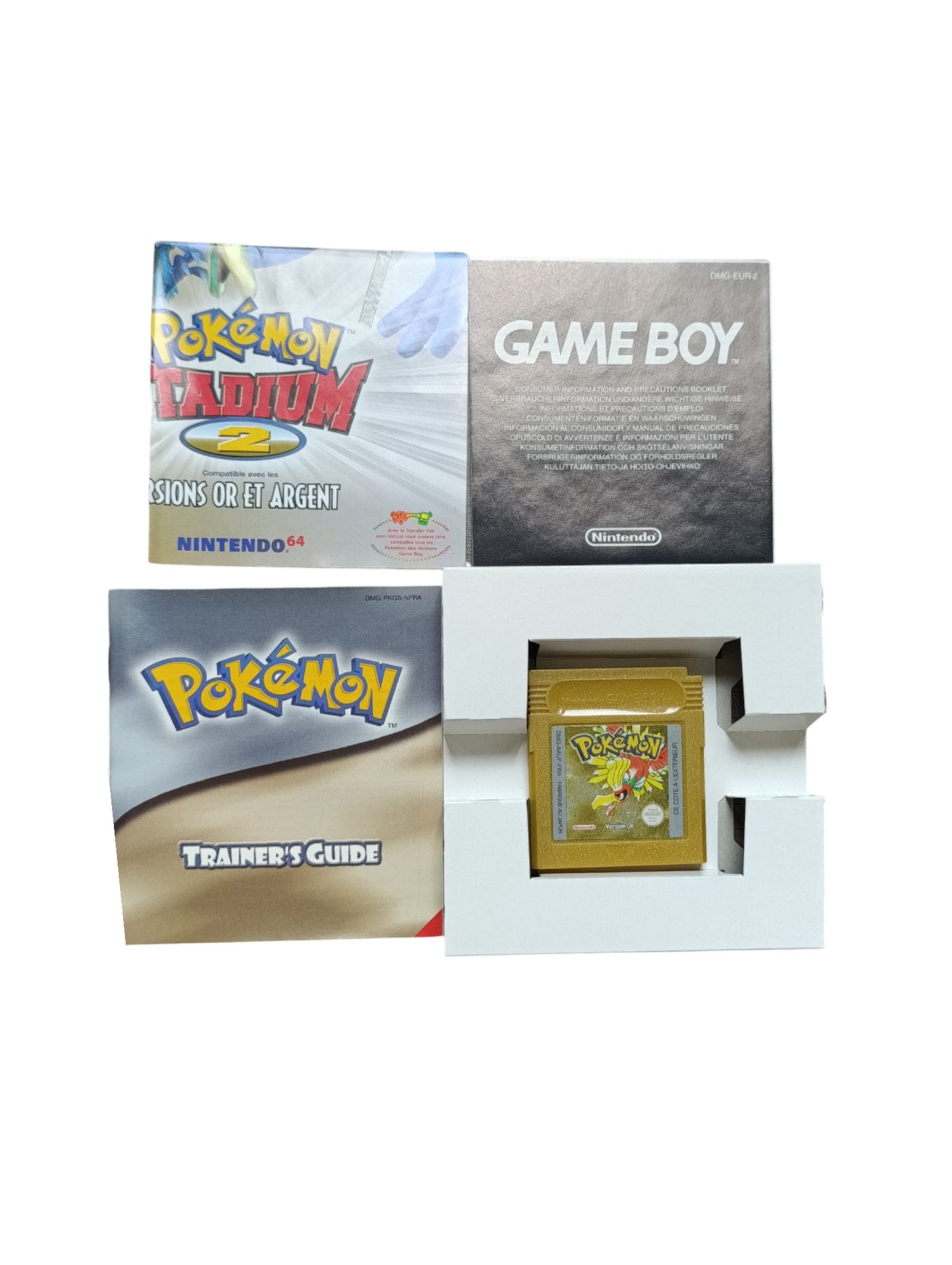 Pokémon Or Game Boy Color en boîte