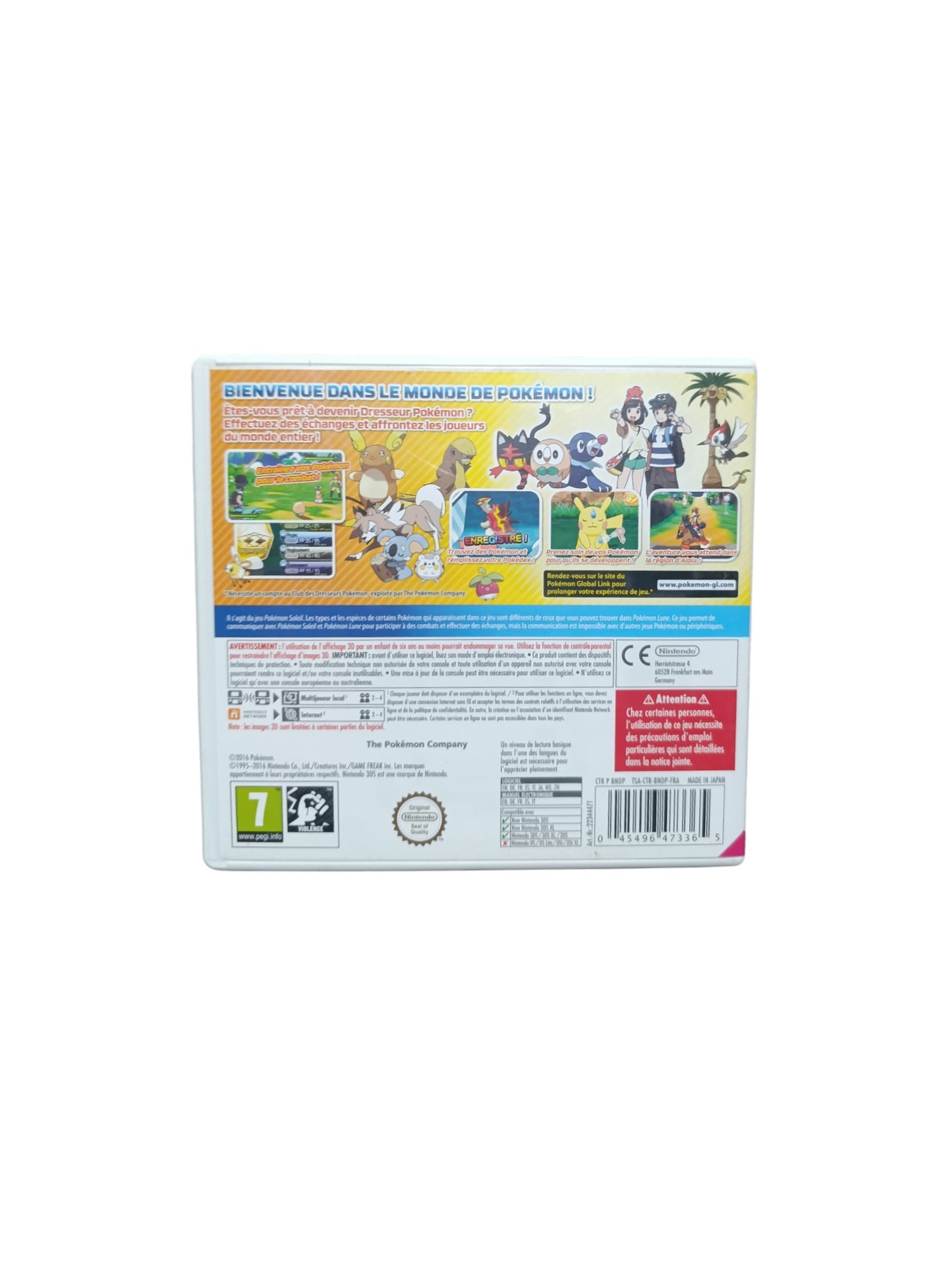 Pokémon Soleil Nintendo 3DS