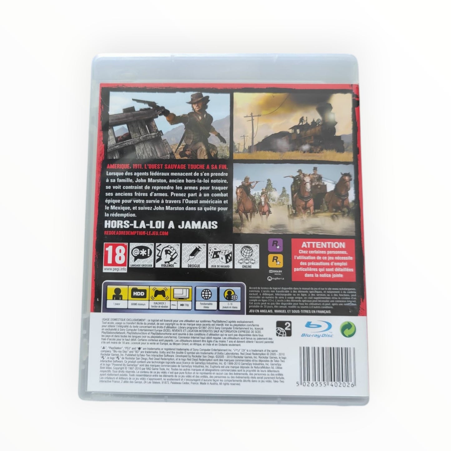 Red Dead Redemption – PlayStation 3 (complet)