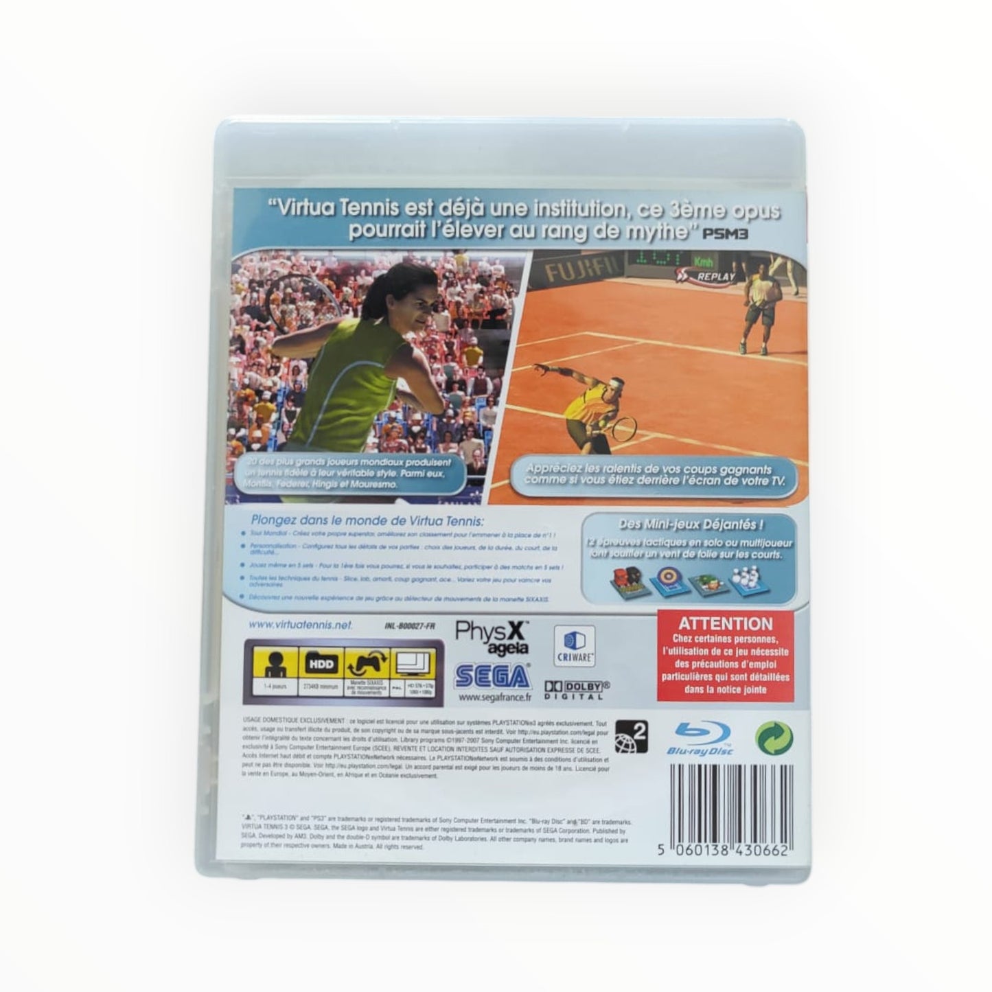 Virtua Tennis 3 – PlayStation 3 (complet)