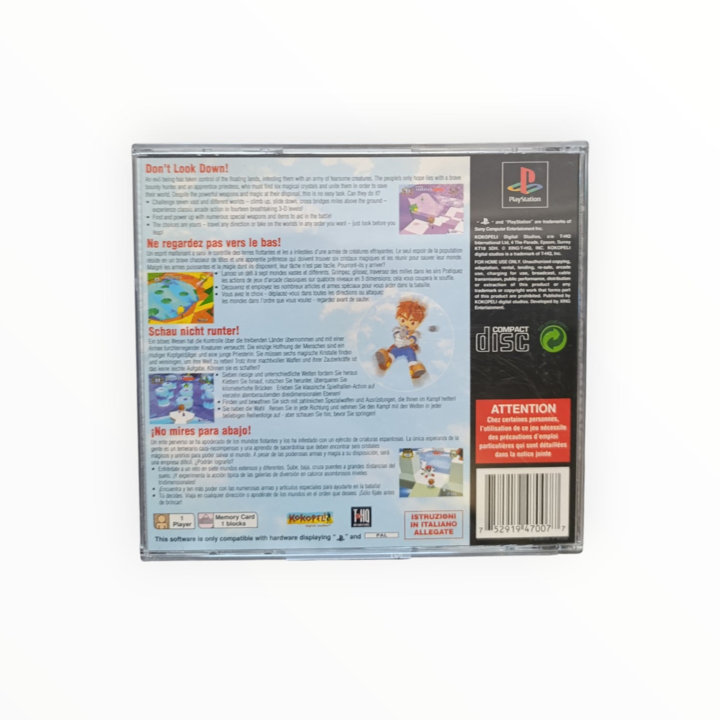 FLOATING RUNNER playstation 1 (PS1)