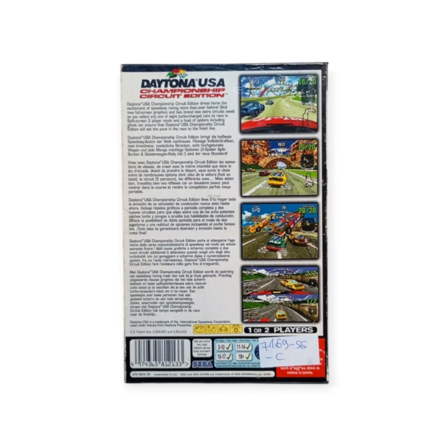 Daytona USA Championship Circuit Edition Sega Saturn