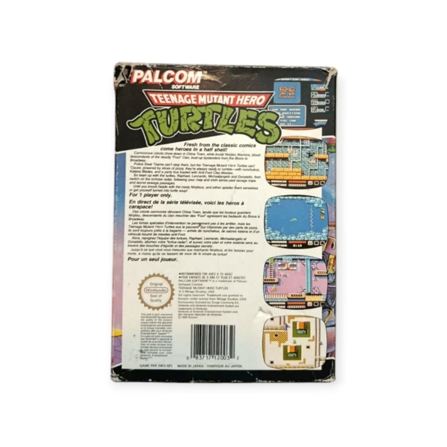 Teenage Mutant Hero Turtles – Nintendo NES