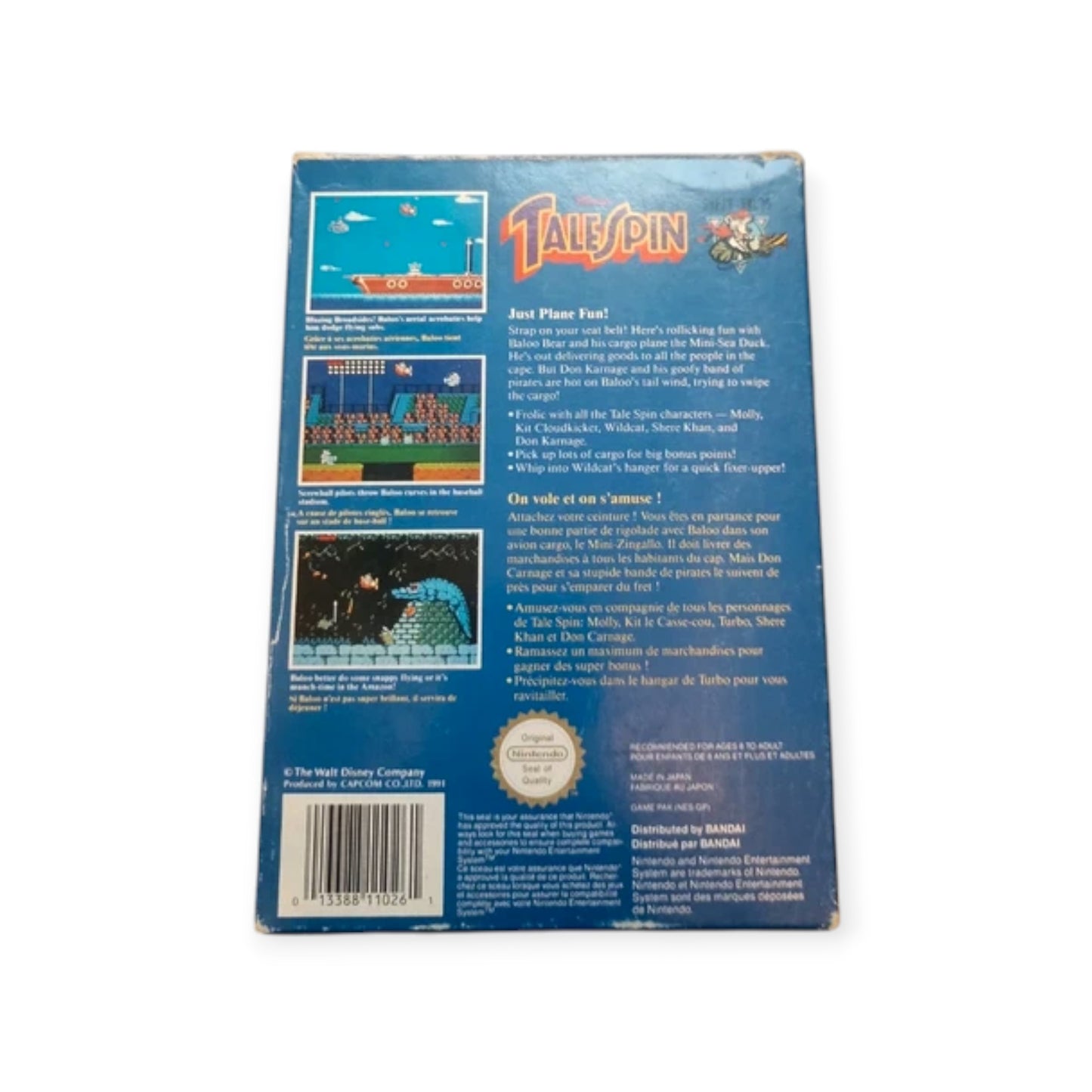 Disney's TaleSpin Nintendo NES