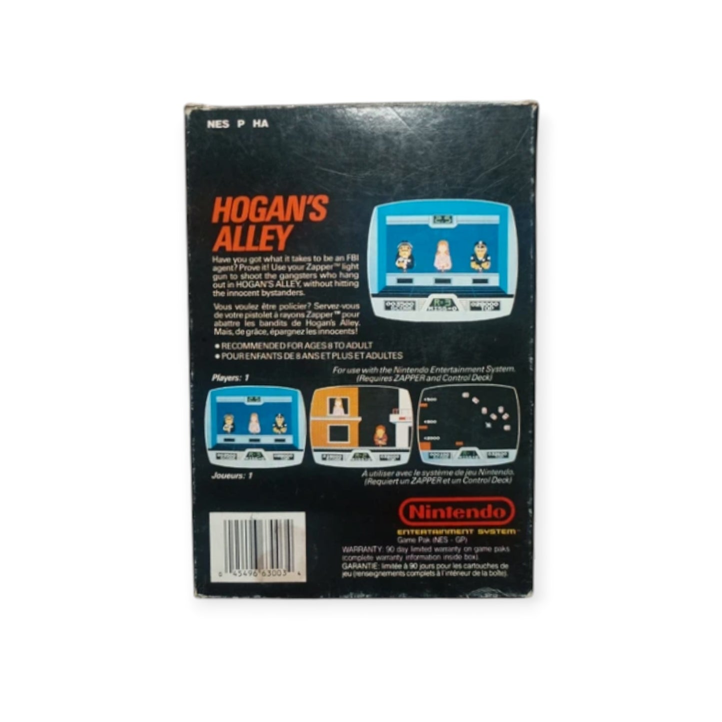 Hogan's Alley Nintendo NES