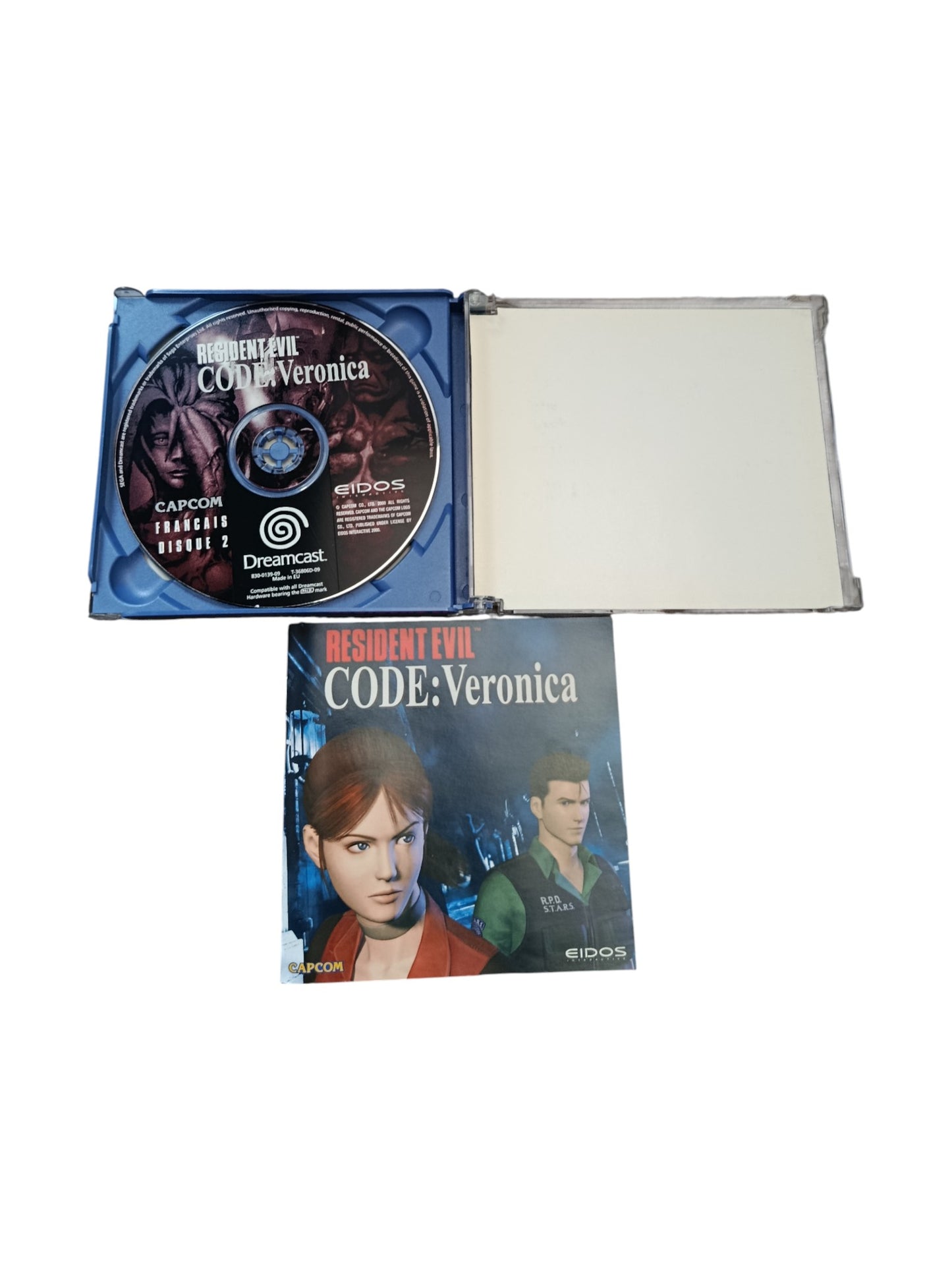 Resident Evil Code Veronica Dreamcast Sega