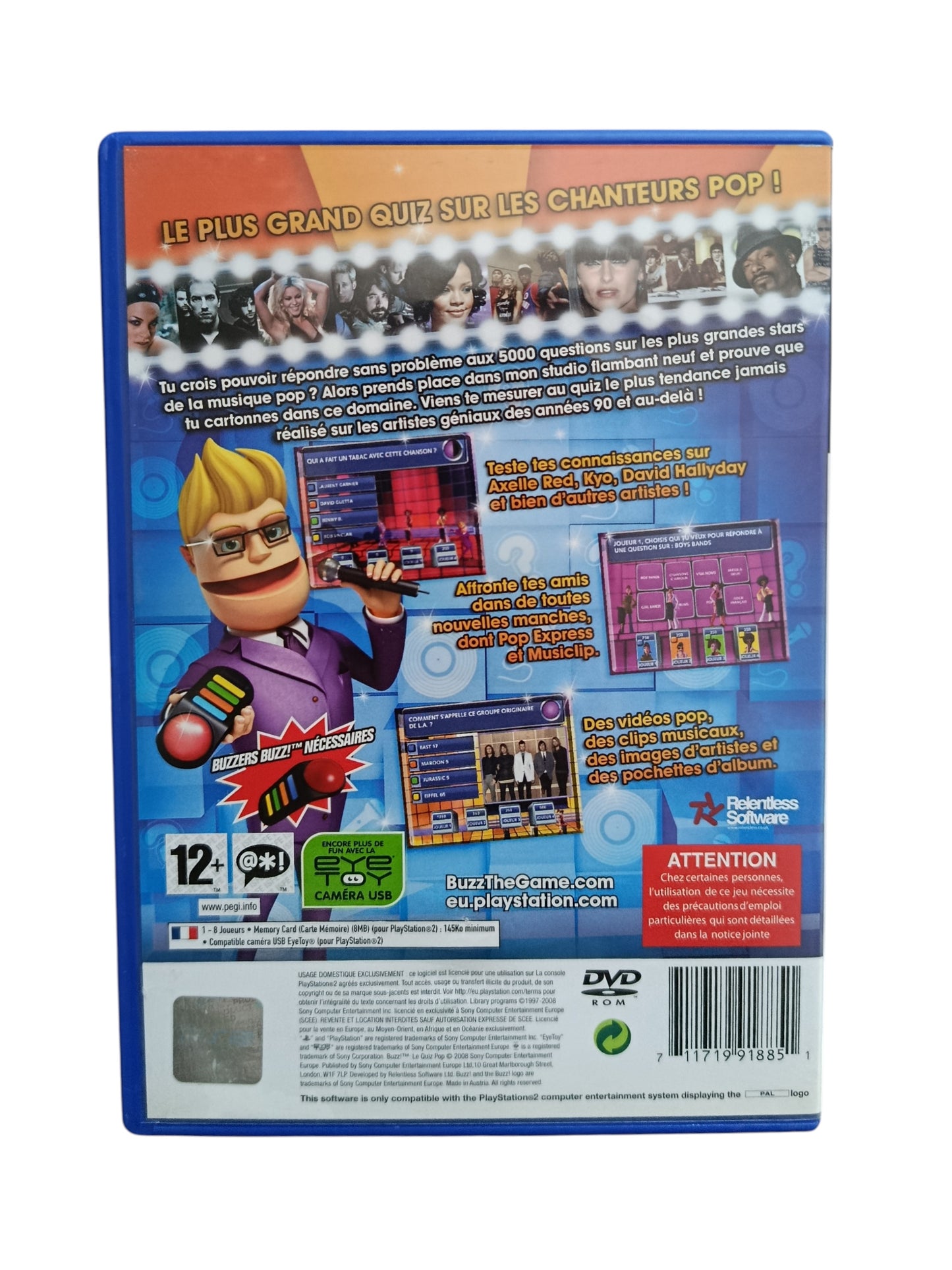 Buzz!: Le Quiz Du Sport playstation 2 (PS2)