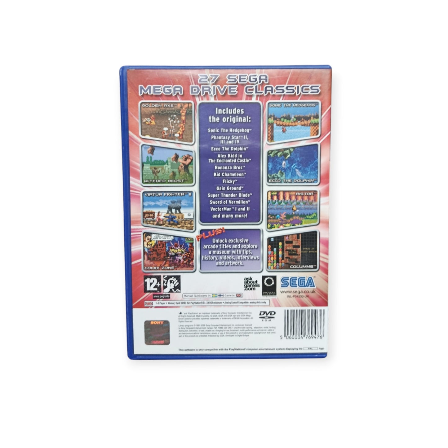 Sega Mega Drive Collection playstation 2 (PS2)