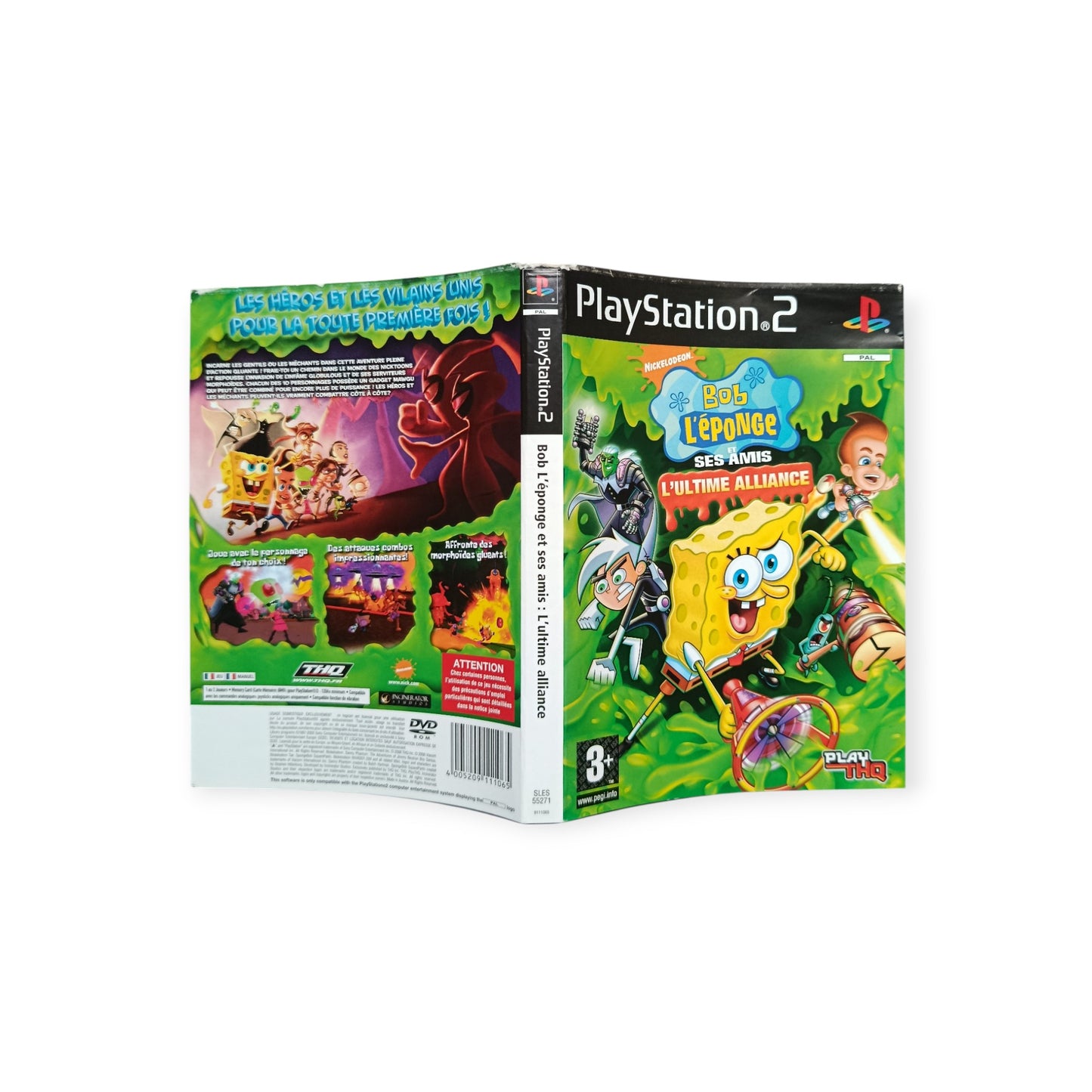 PACK BOB l'éponge Playstation 2 (PS2)