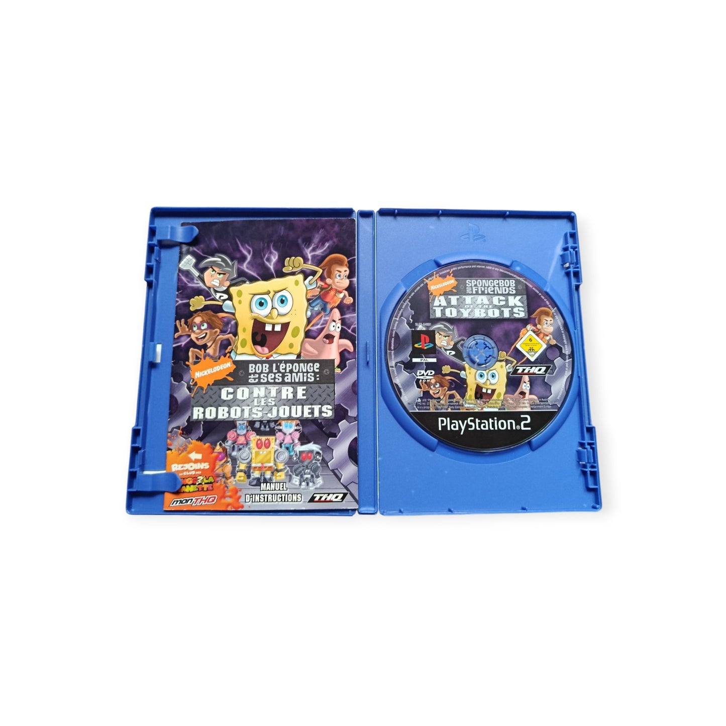 PACK BOB l'éponge Playstation 2 (PS2)