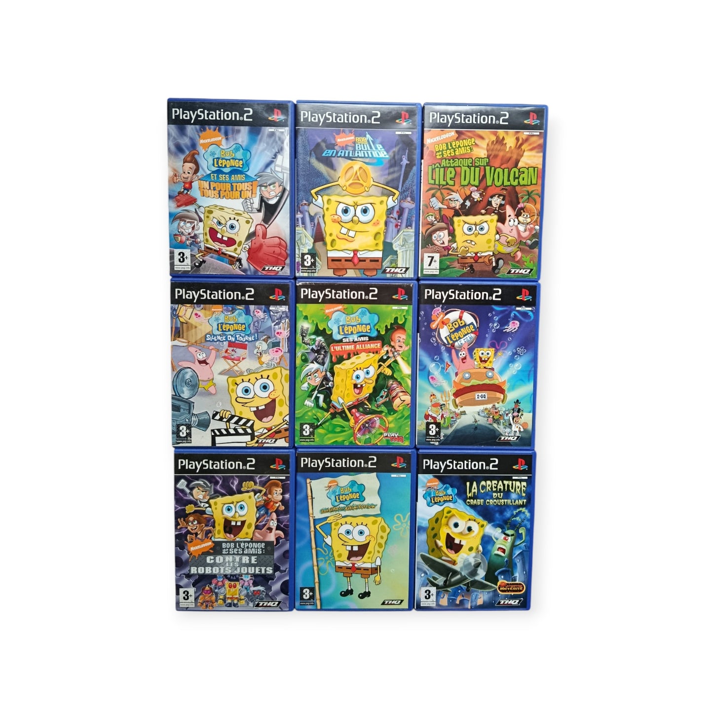PACK BOB l'éponge Playstation 2 (PS2)