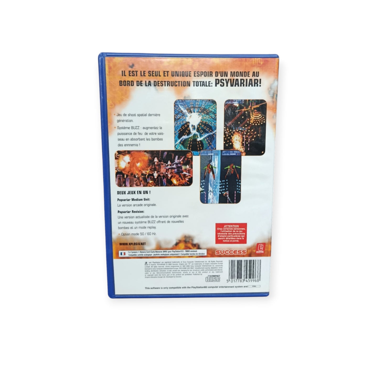 Psyvariar playstation 2 (PS2)