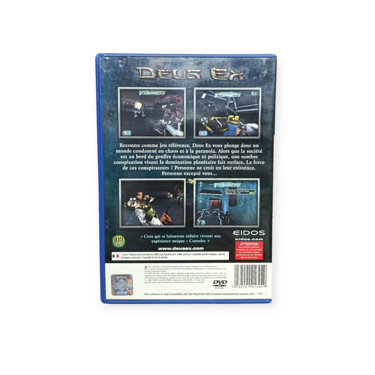 Deus EX playstation 2 (PS2)