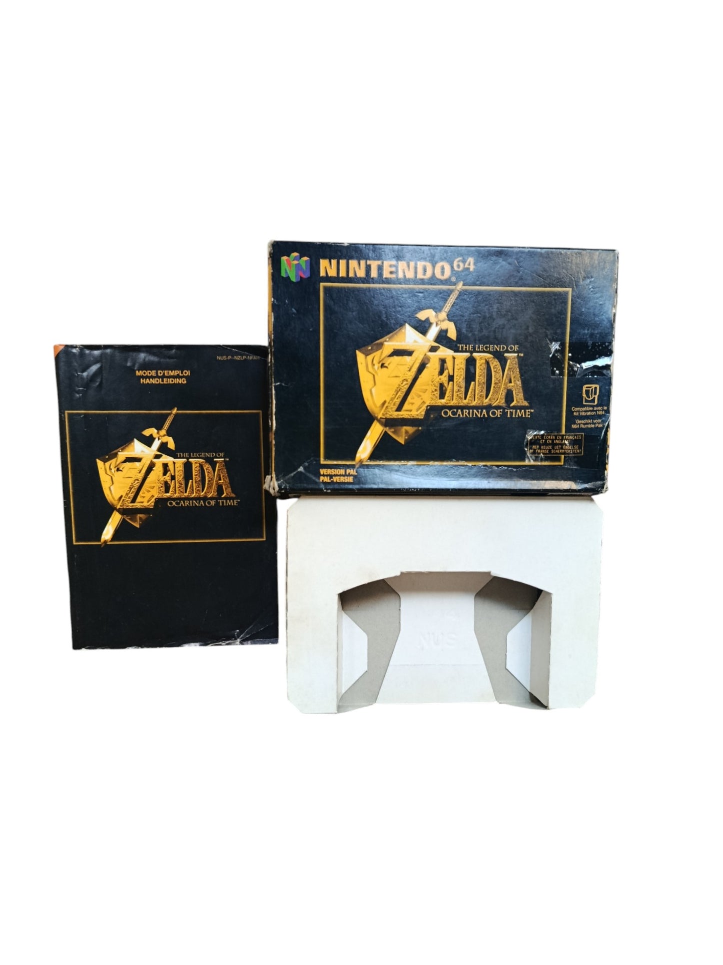 Zelda Ocarina of Time Nintendo 64 (N64) boite seule avec notice