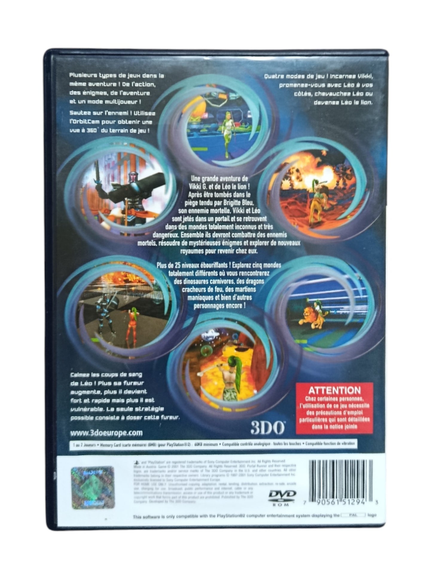 Portal Runner playstation 2 (PS2)