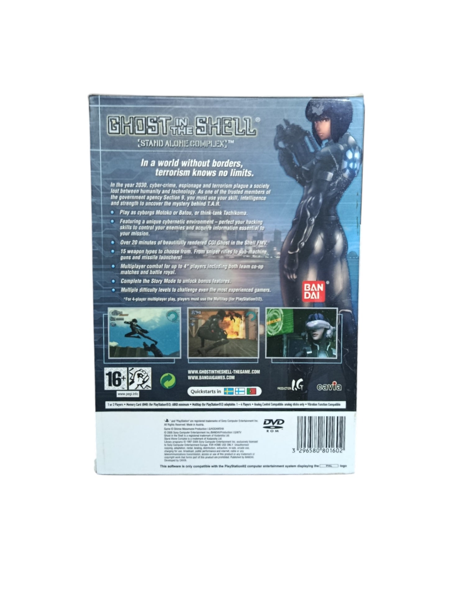 Ghost in the Shell : Stand Alone Complex Collector playstation 2 (PS2)