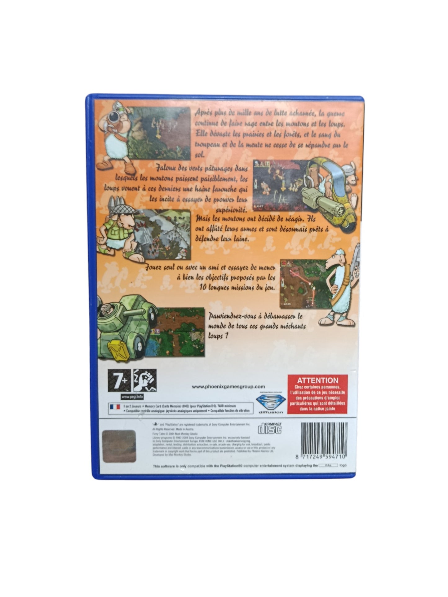 Furry Tales playstation 2 (PS2)