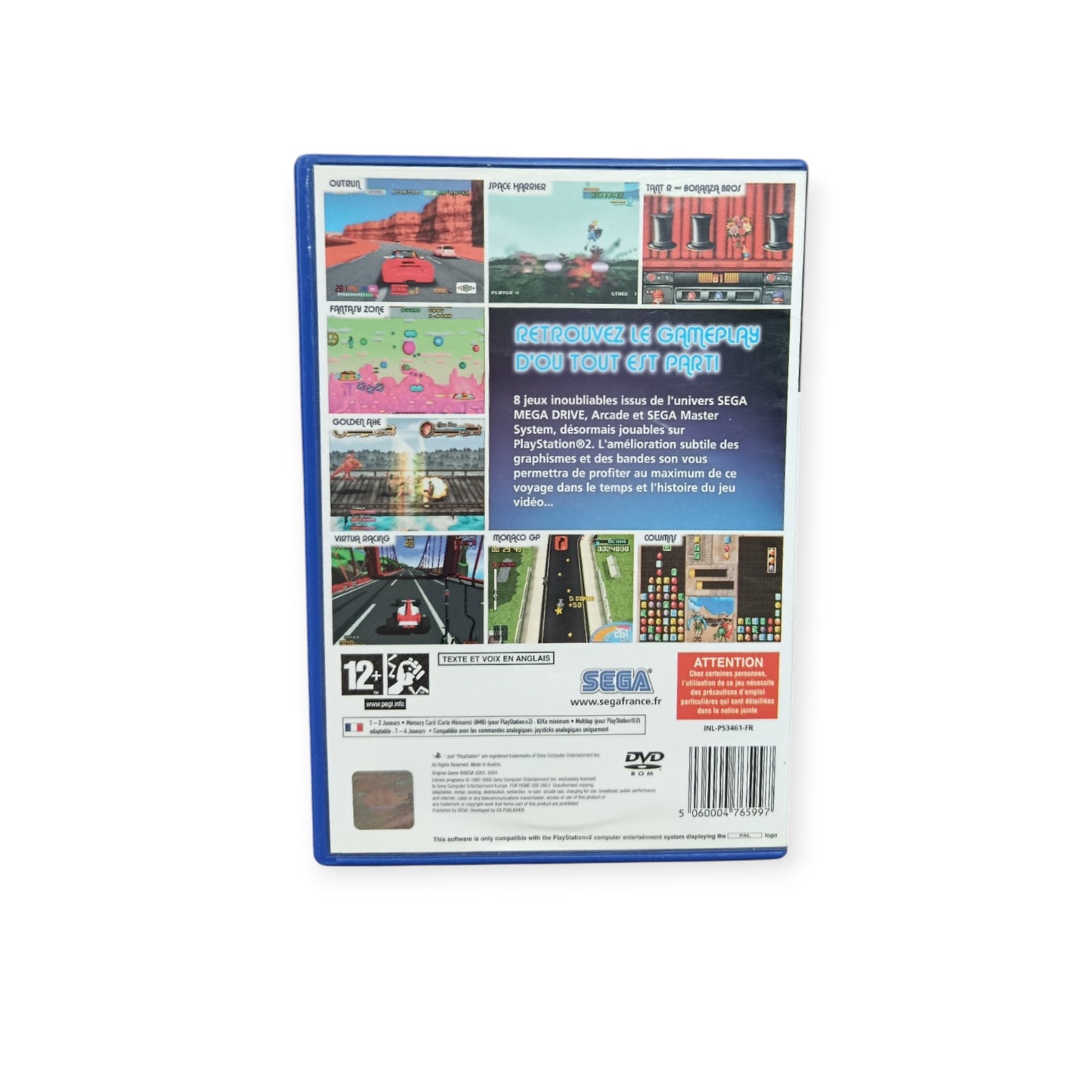 Sega Classics Collection playstation 2 (PS2)