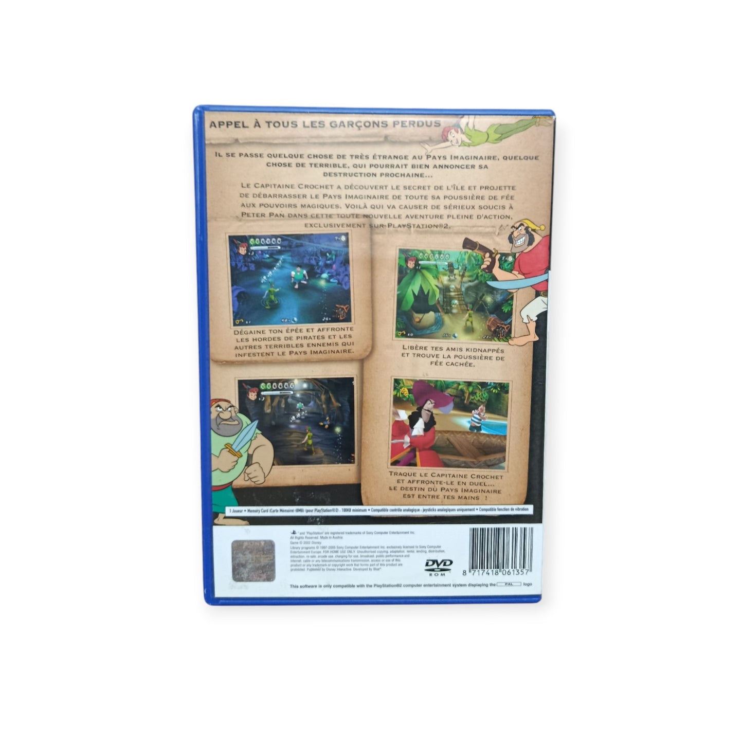 Disney Peter Pan La Légende du Pays Imaginaire playstation 2 (PS2)