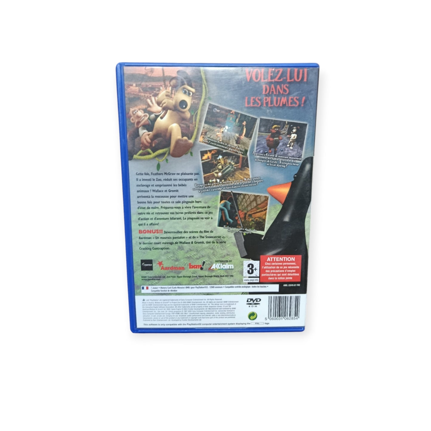 Wallace & Gromit : Project Zoo playstation 2 (PS2)