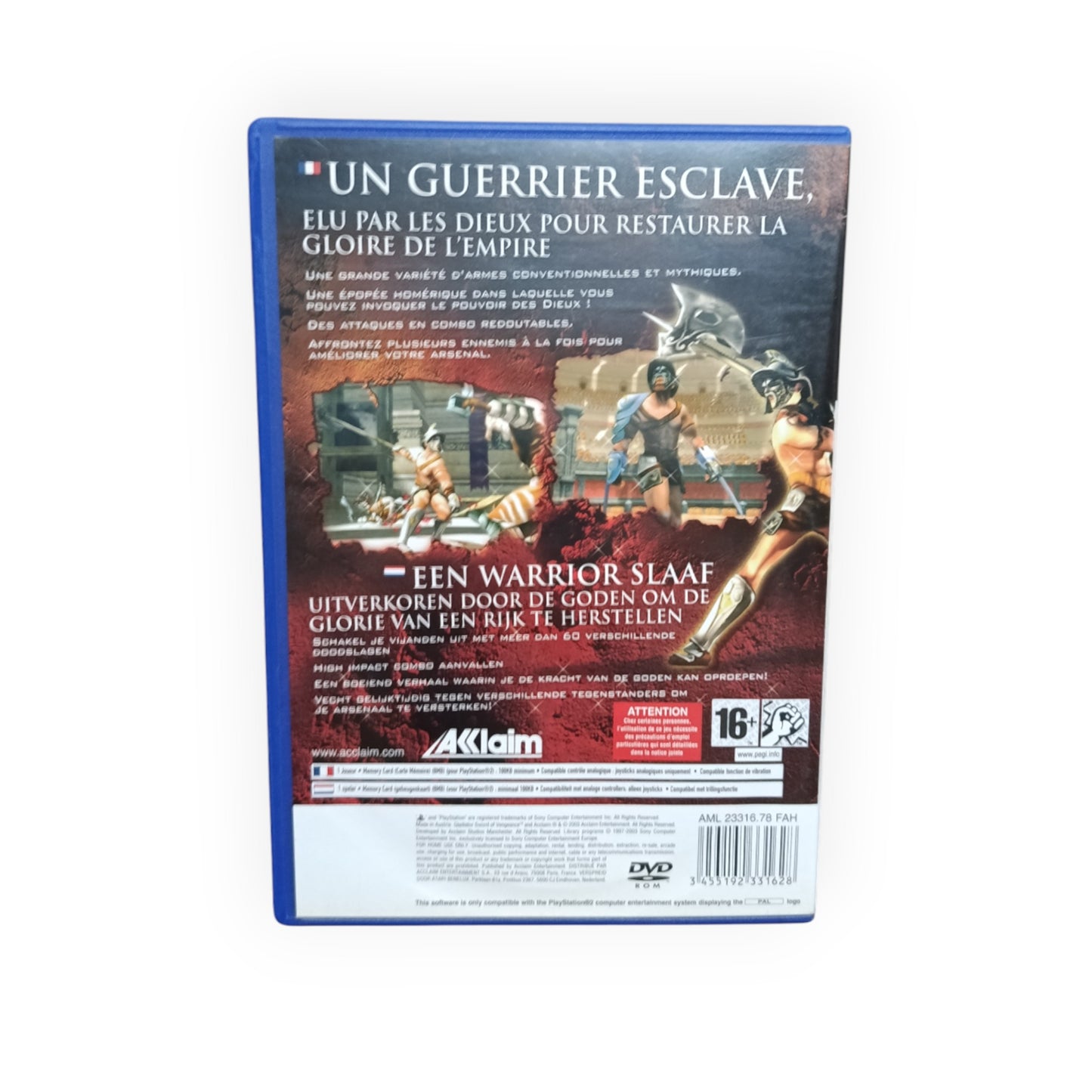 Gladiator : Sword of Vengeance playstation 2 (PS2)