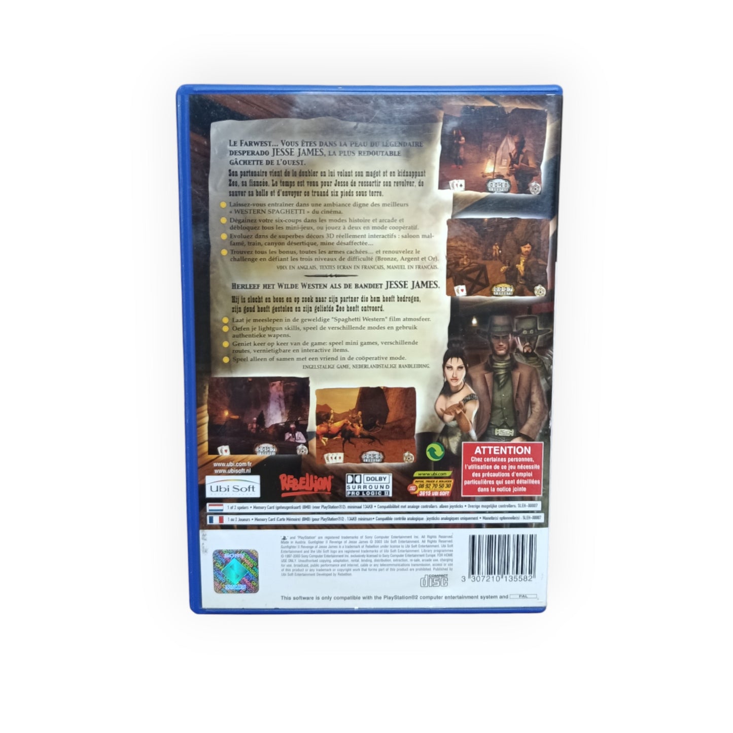 Gunfighter II playstation 2 (PS2)