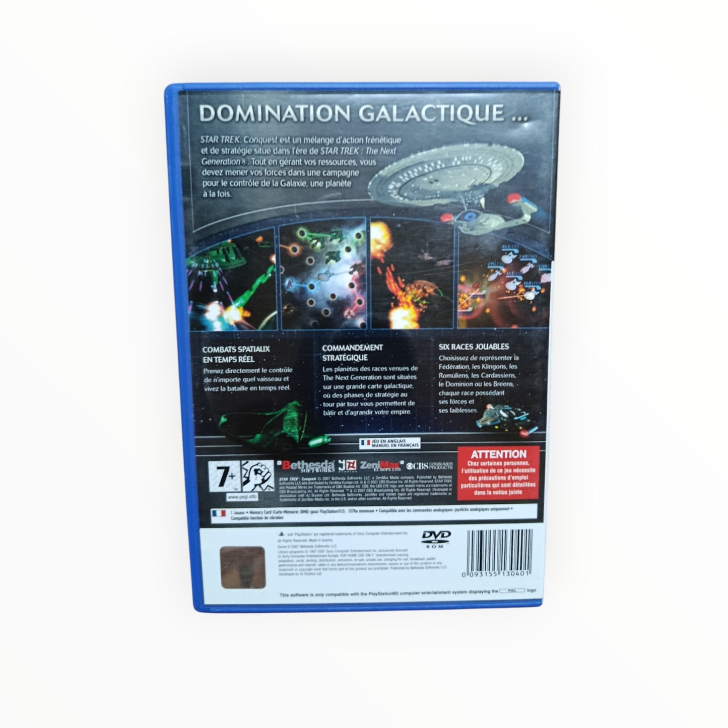 Star Trek : Conquest playstation 2 (PS2)
