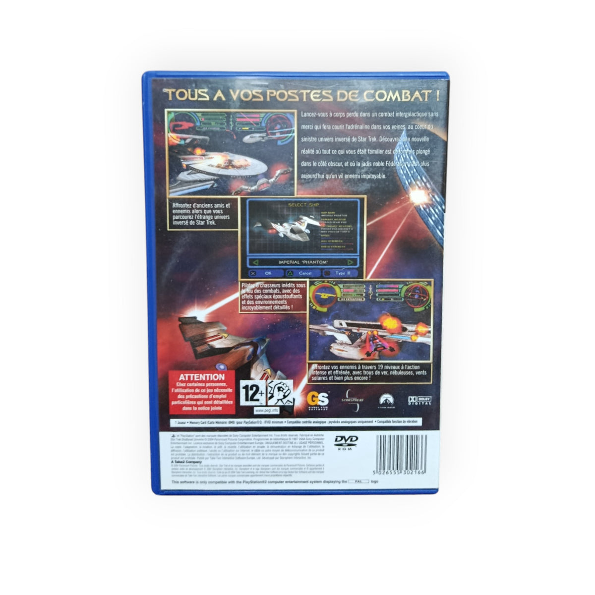 Star Trek : Shattered Universe playstation 2 (PS2)