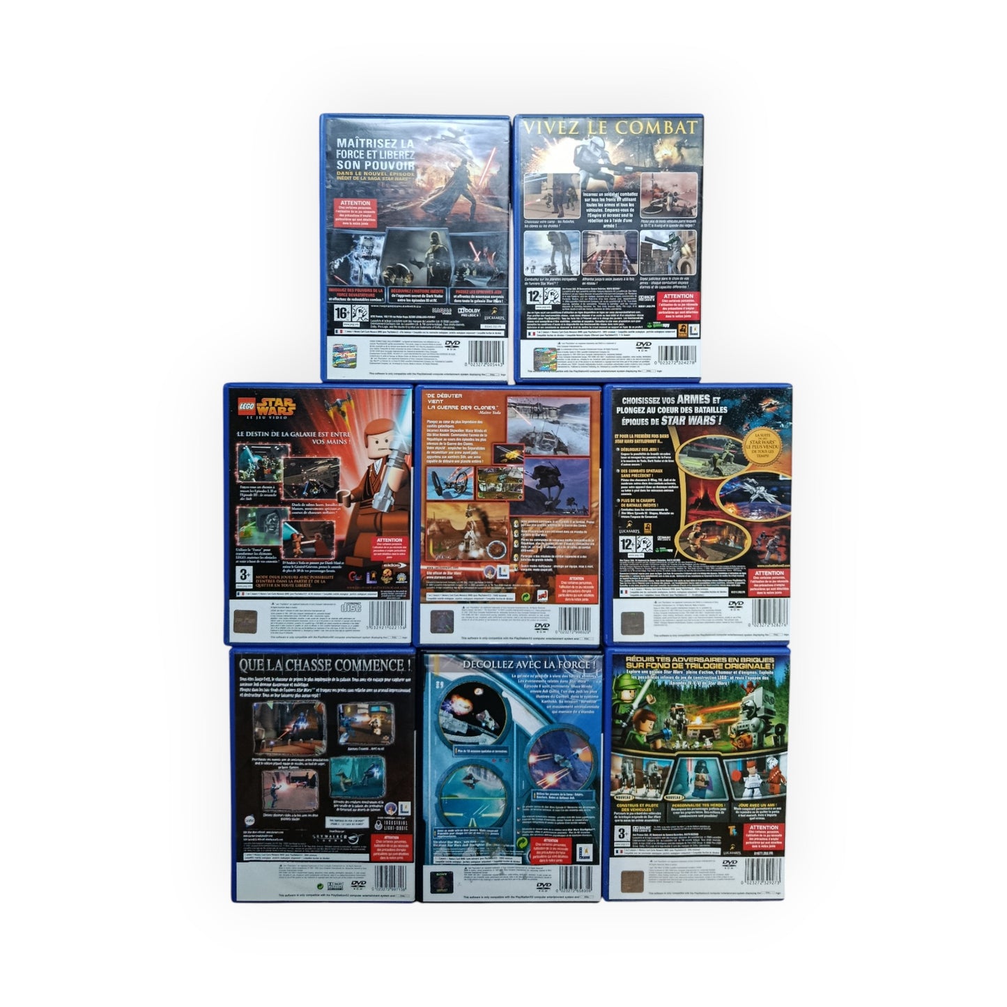 Collection Star Wars playstation 2 (PS2)