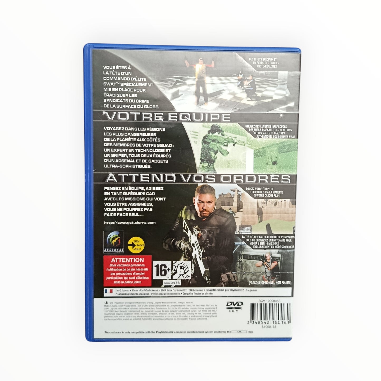 SWAT Global Strike Team playstation 2 (PS2)