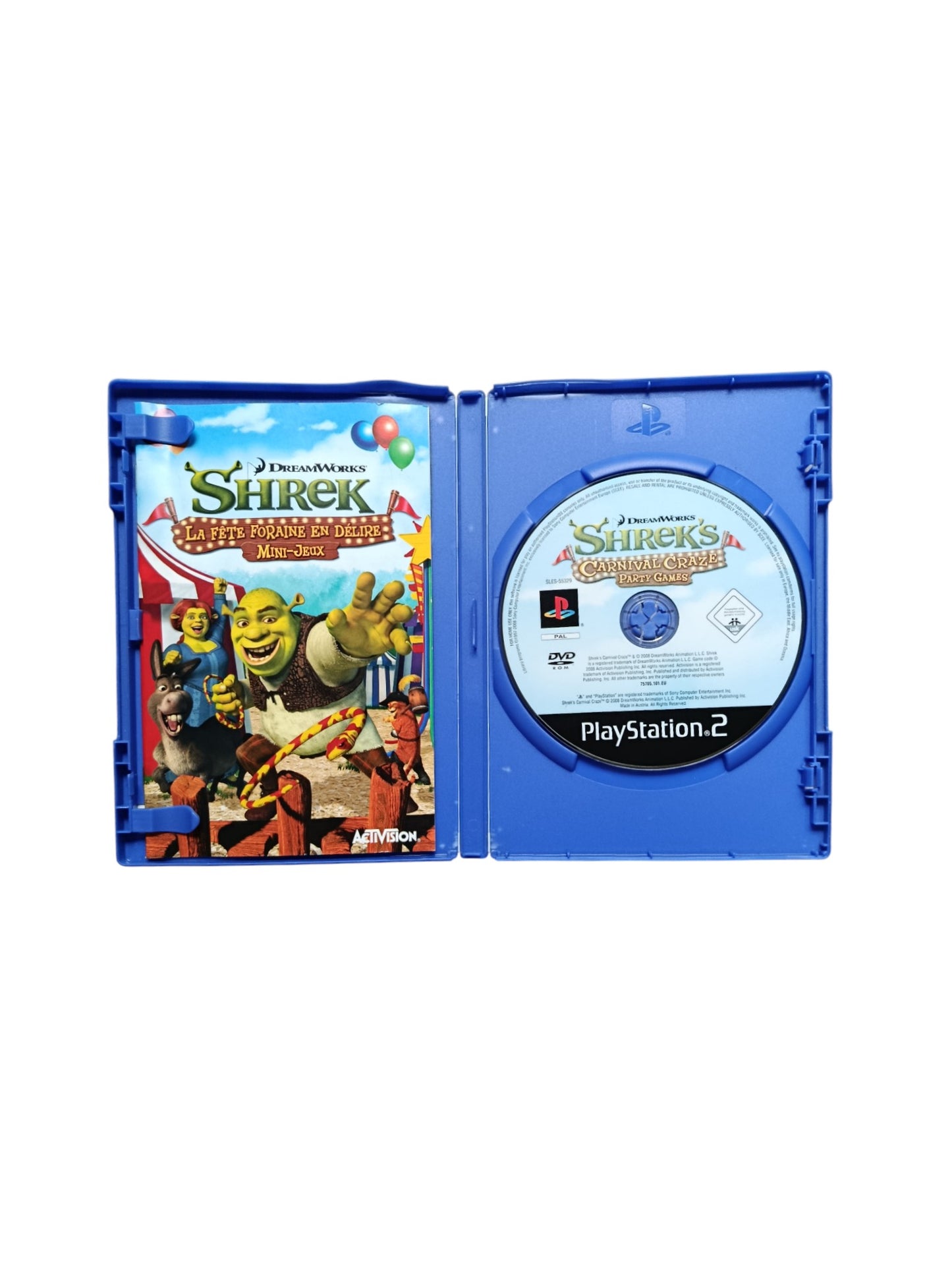 Shrek la Fête Foraine en Délire Minijeux playstation 2 (PS2)