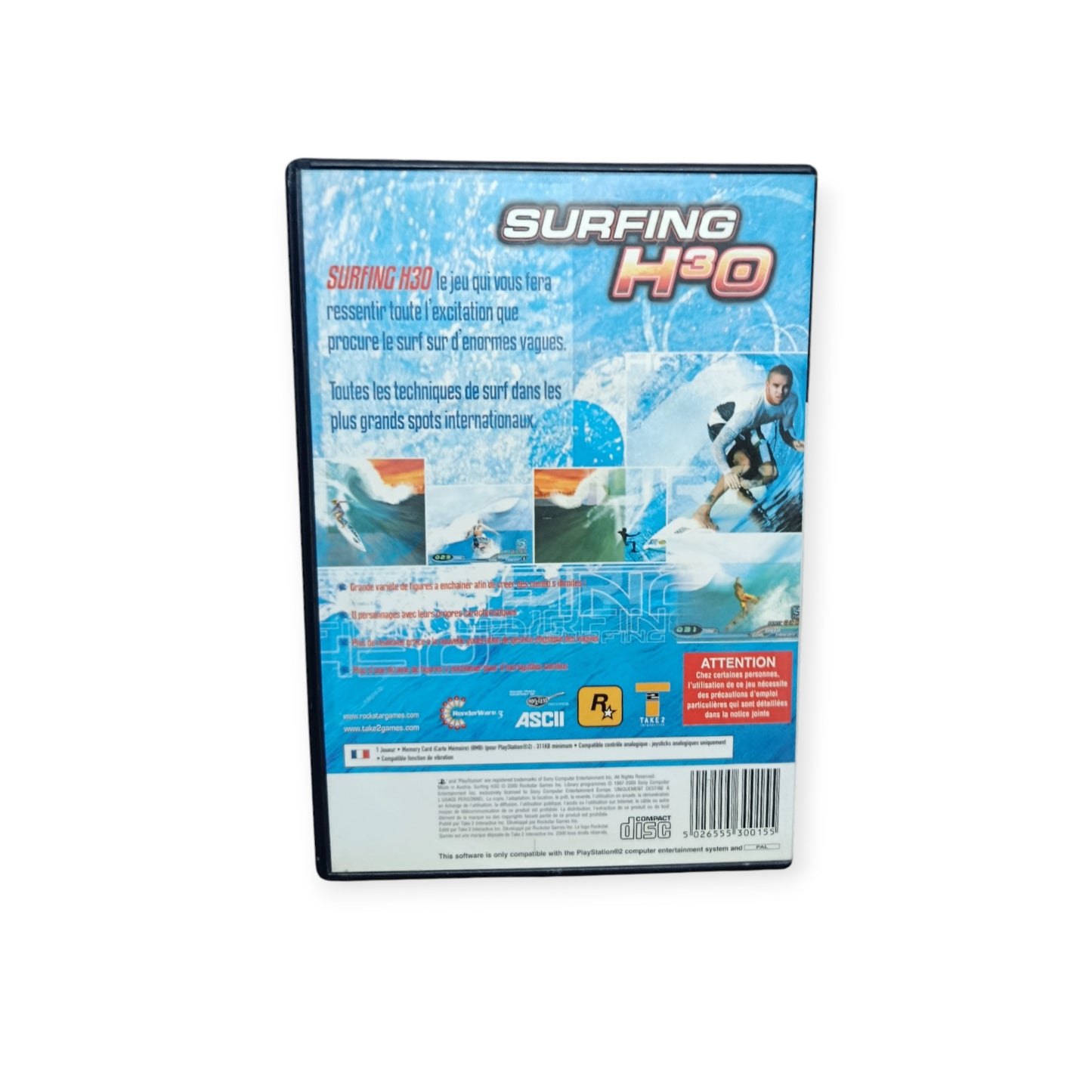 Surfing H3O playstation 2 (PS2)