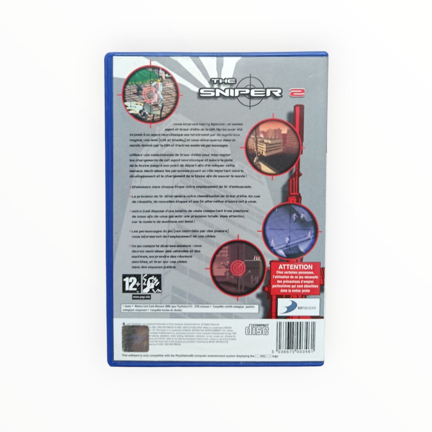 The Sniper 2 playstation 2 (PS2)