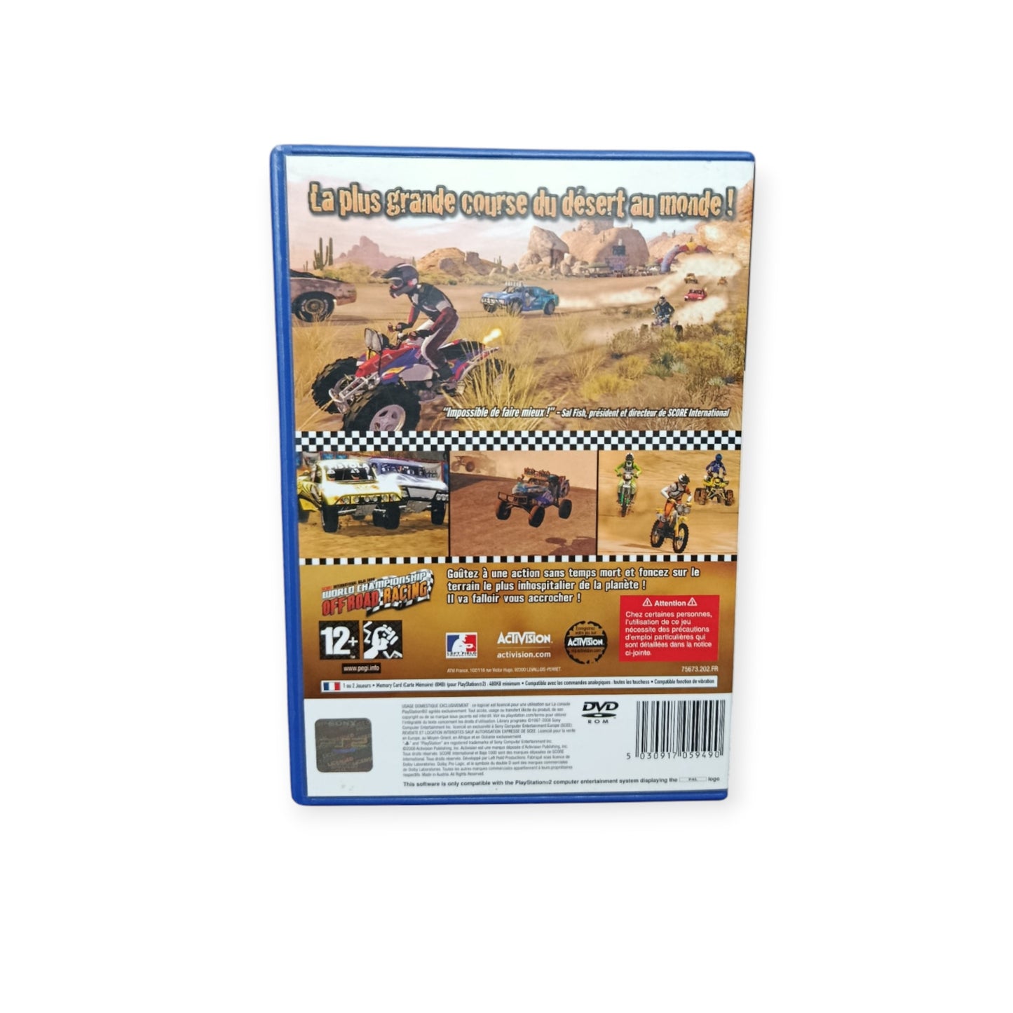 SCORE International Baja 1000 Off Road Racing playstation 2 (PS2)