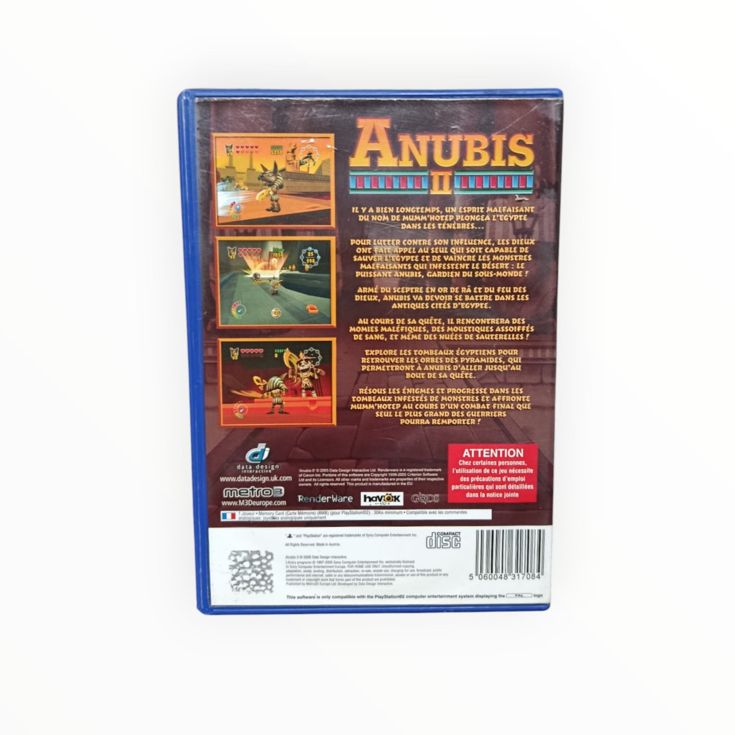 Anubis II playstation 2 (PS2)