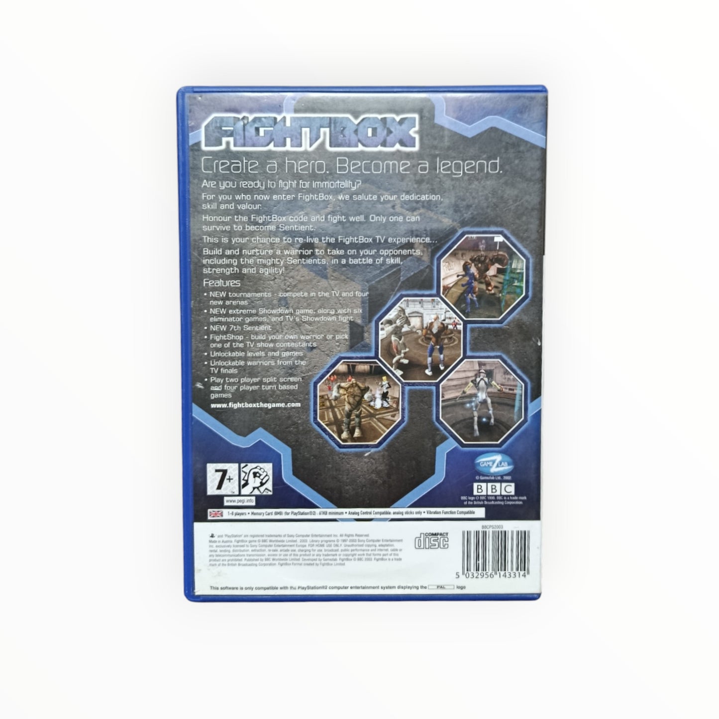 Fight Box playstation 2 (PS2)