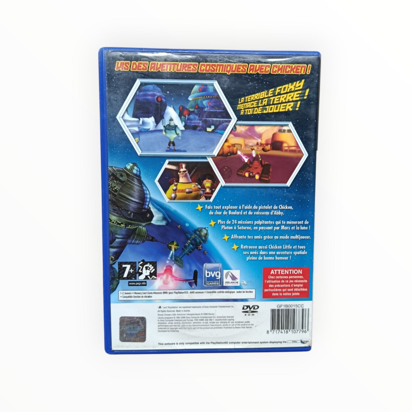 Disney Chicken Little : Aventures Intergalactiques playstation 2 (PS2)