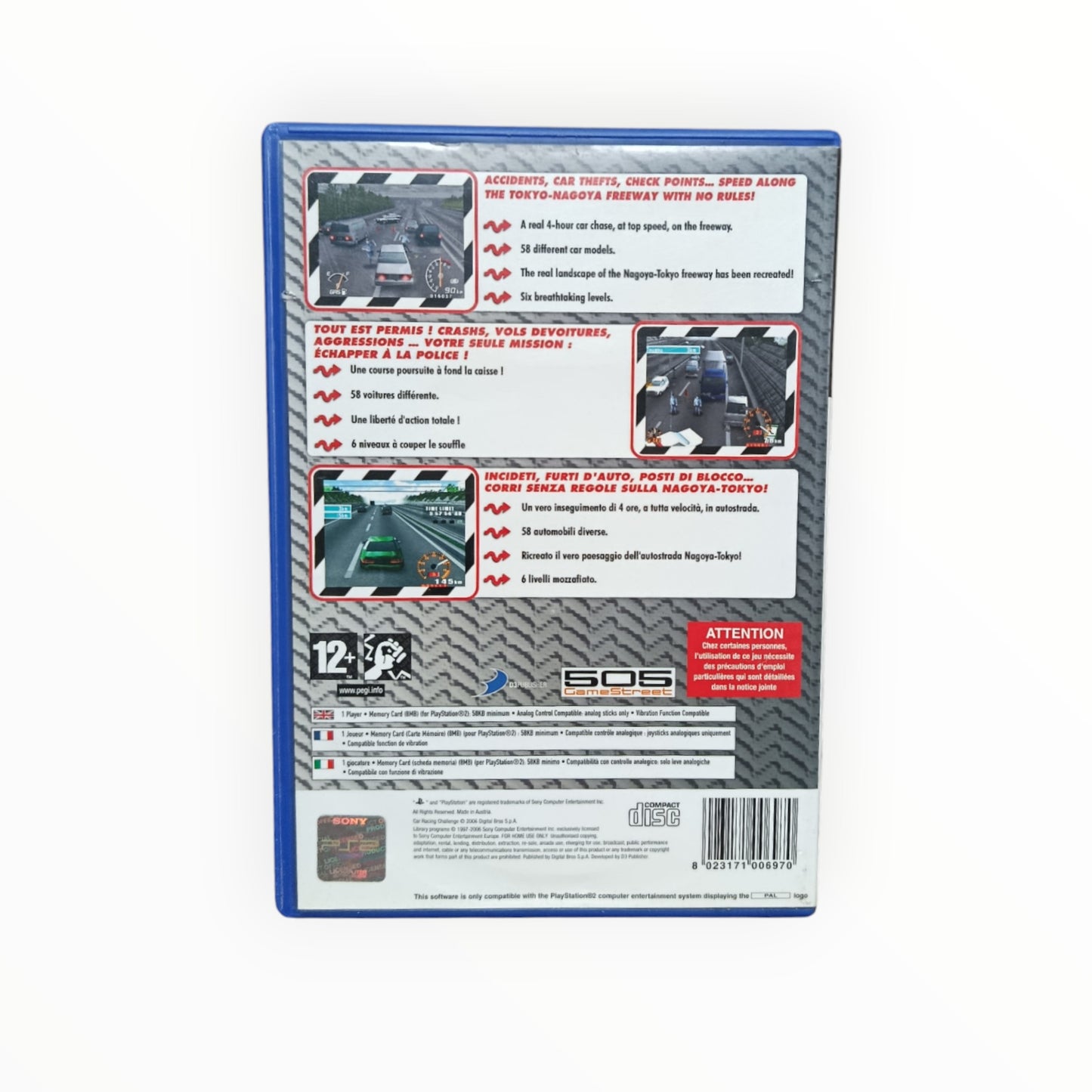 Car Racing Challenge playstation 2 (PS2)