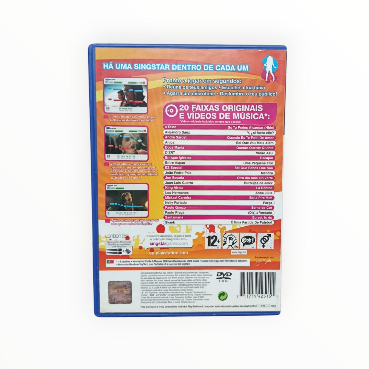 SingStar Latino playstation 2 (PS2)