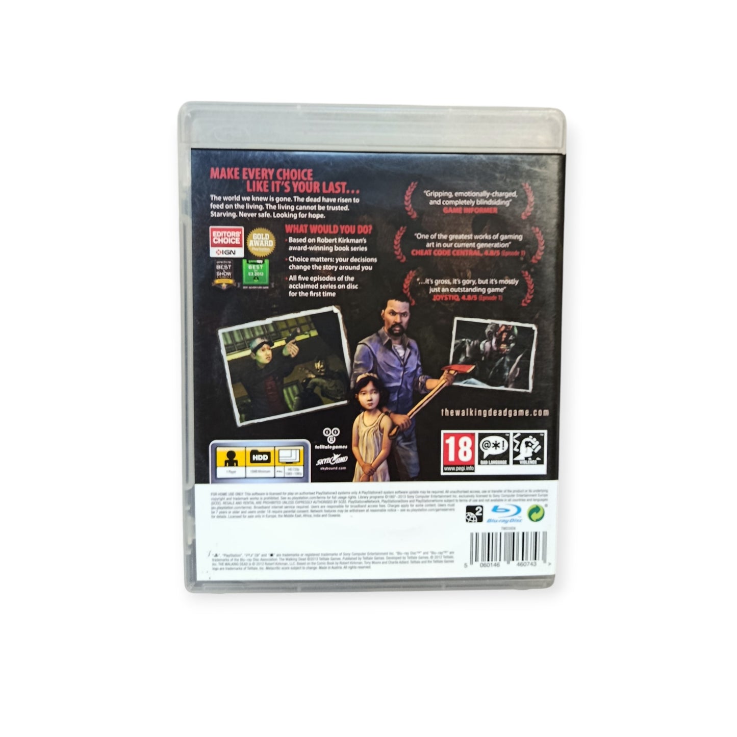 The Walking Dead Playstation 3 (PS3)