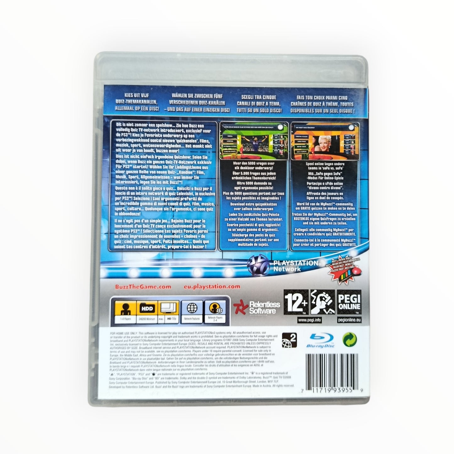 Buzz Quiz TV Playstation 3 (PS3)