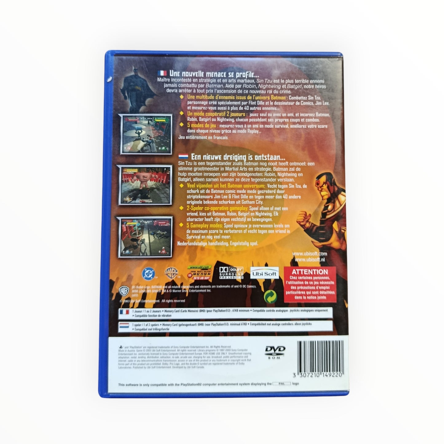 Batman Rise of Sin Tzu playstation 2 (PS2)
