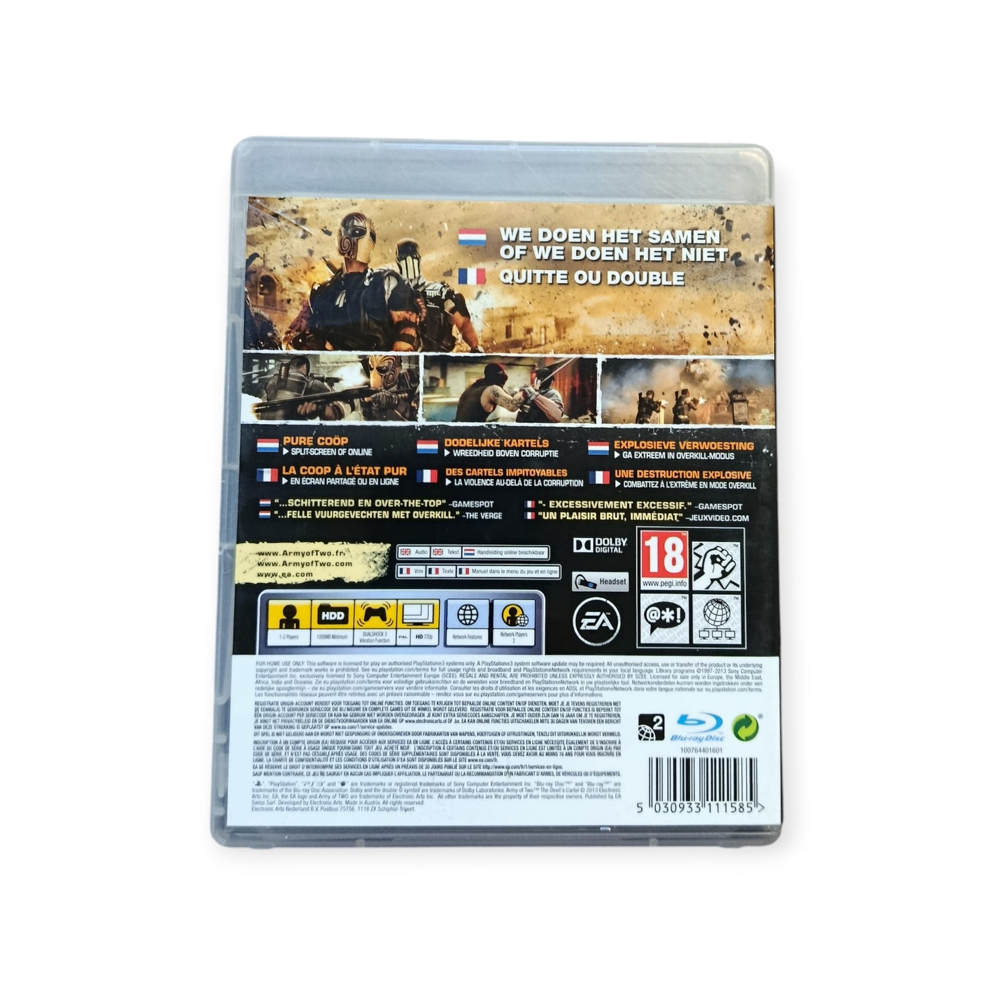 Army of Two The Devil’s Cartel PS3 PAL FR Fonctionnel | Masaru