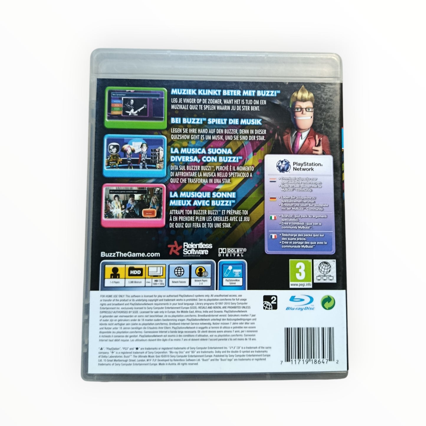 Buzz Music Quiz PS3 PAL FR Fonctionnel | Masaru
