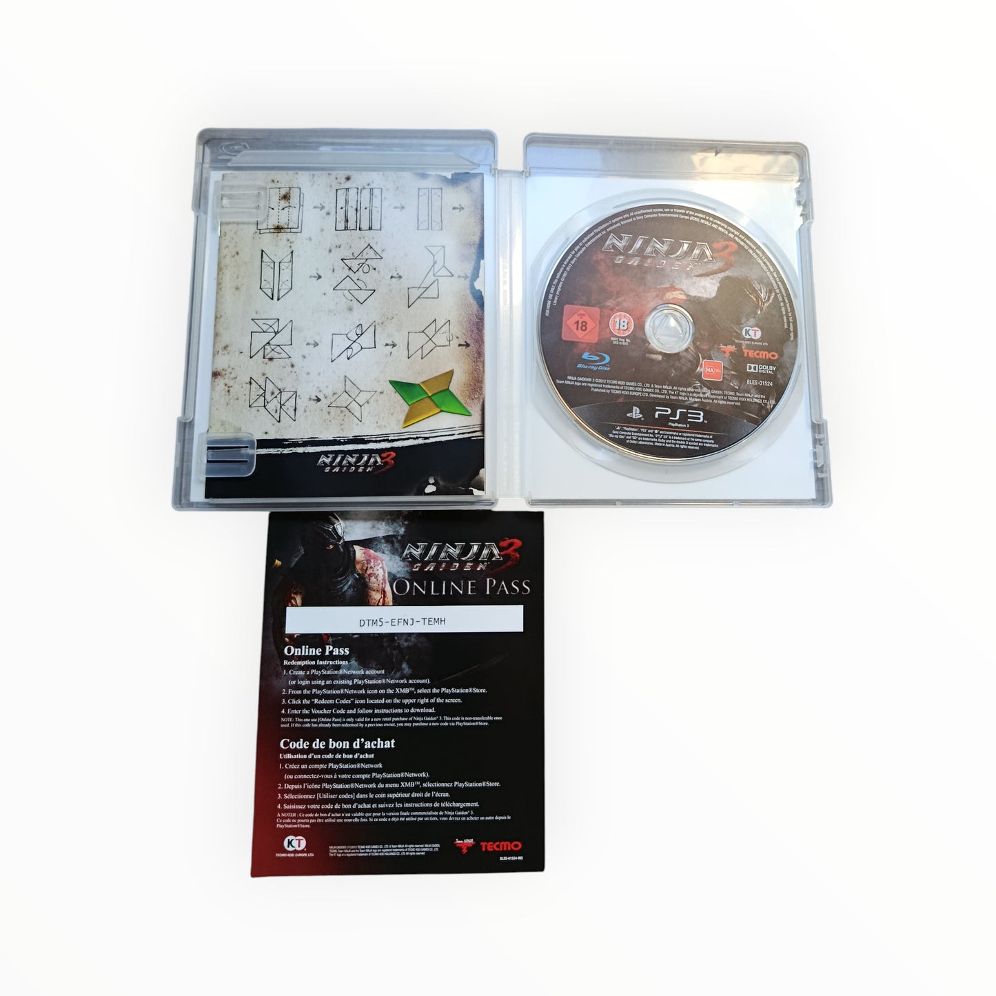 Ninja Gaiden 3 PS3 PAL FR Fonctionnel | Masaru