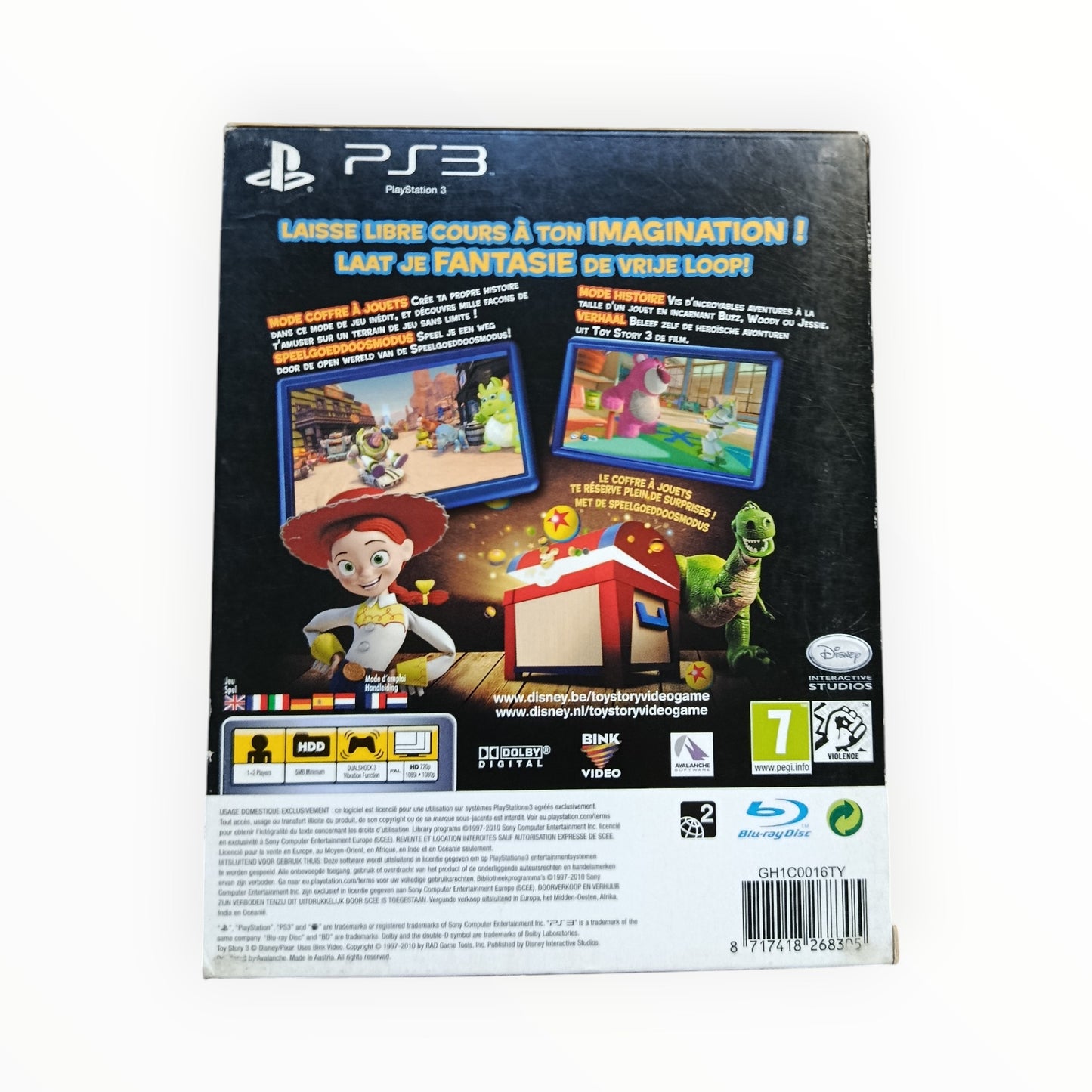 Toy Story 3 PS3 PAL FR Fonctionnel | Masaru