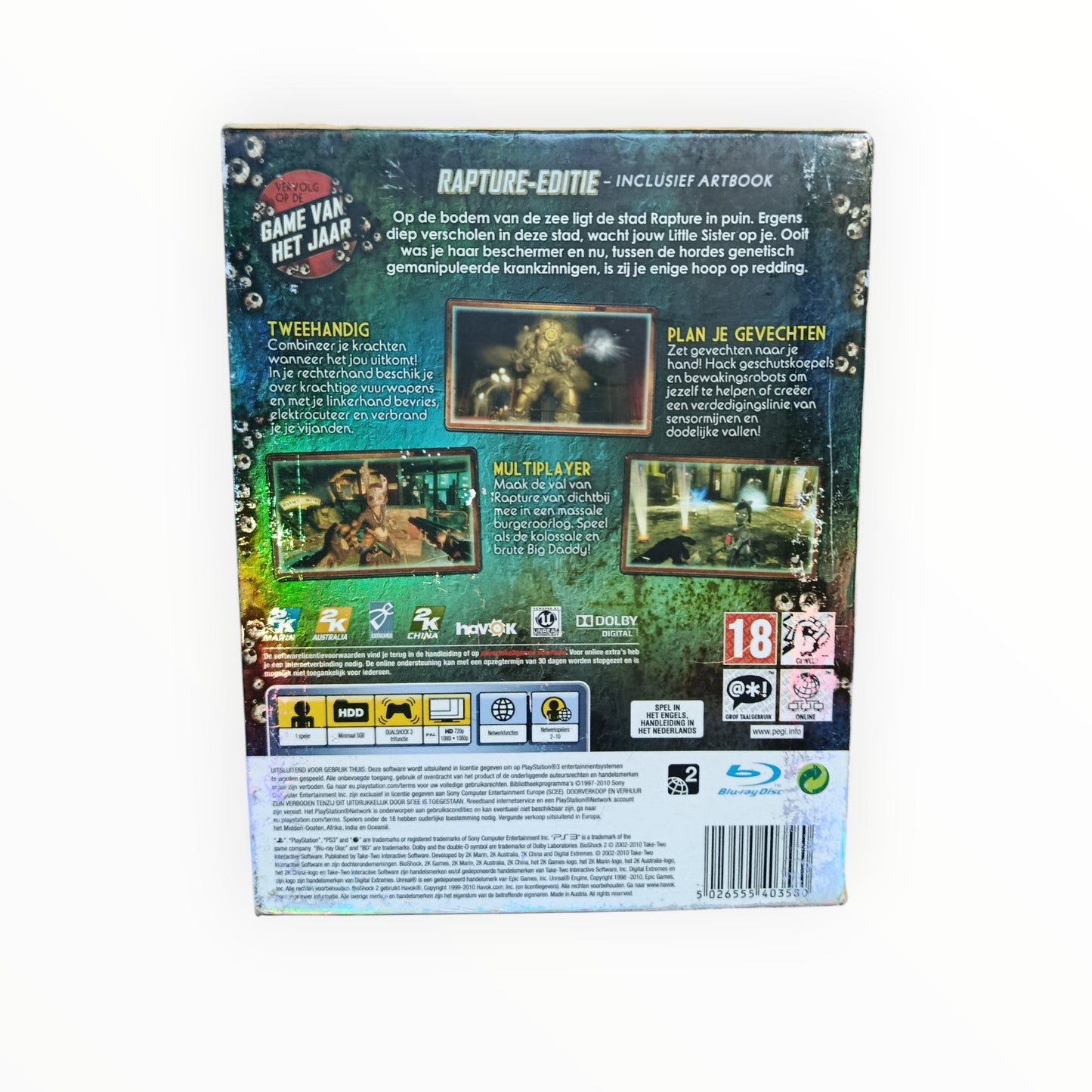 BioShock 2 Édition Rapture PS3 PAL FR Complet Bon État | Masaru