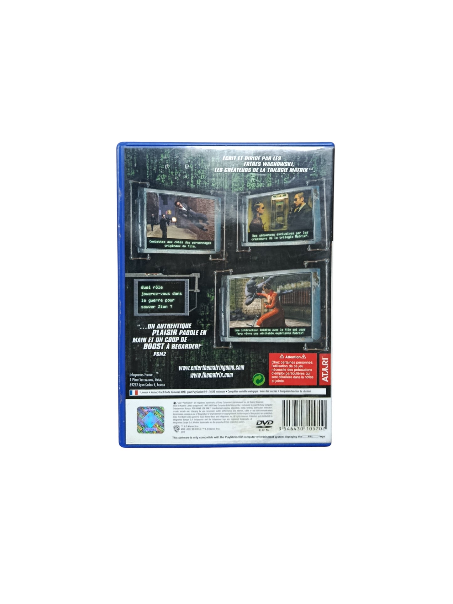Enter the Matrix playstation 2 (PS2)